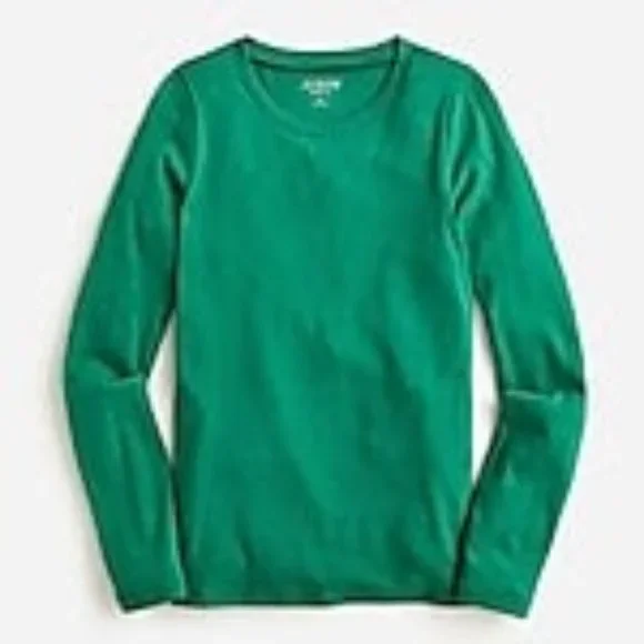 Crew Tops J Crew Perfectfit Longsleeve Crewneck Tshirt